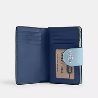 Medium Corner Zip Wallet With Floral Print
