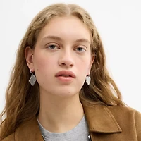 Heart Locket And Book Mismatch Earrings