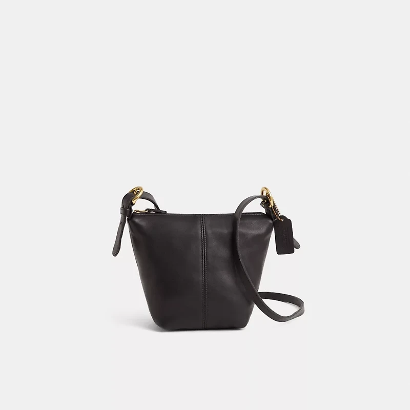 Vintage Small Bucket Crossbody Bag