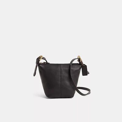 Vintage Small Bucket Crossbody Bag