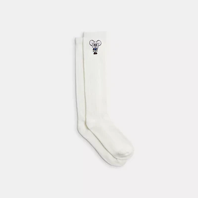 Coach | Brain Dead Kachi Mouse Patch Lace Socks