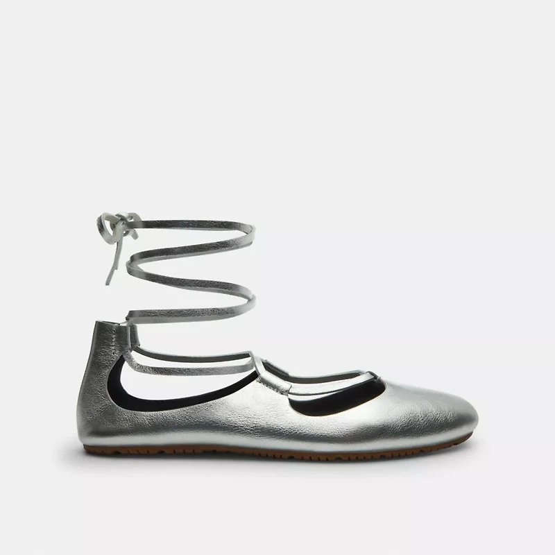 Lace-Up Soft Ballet Flat