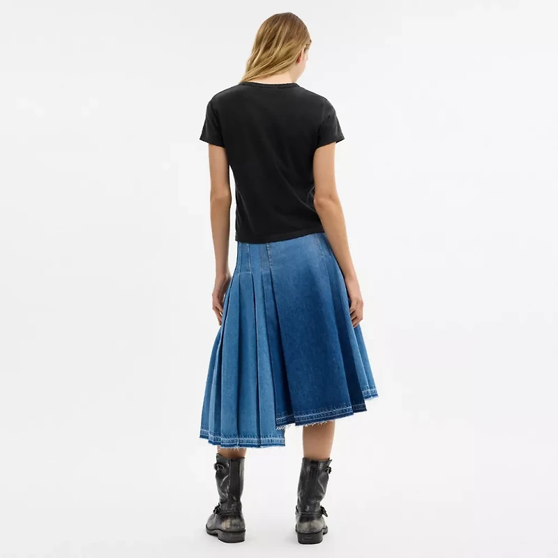 Maxi Denim Skirt Organic Cotton
