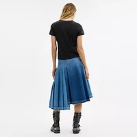 Maxi Denim Skirt Organic Cotton
