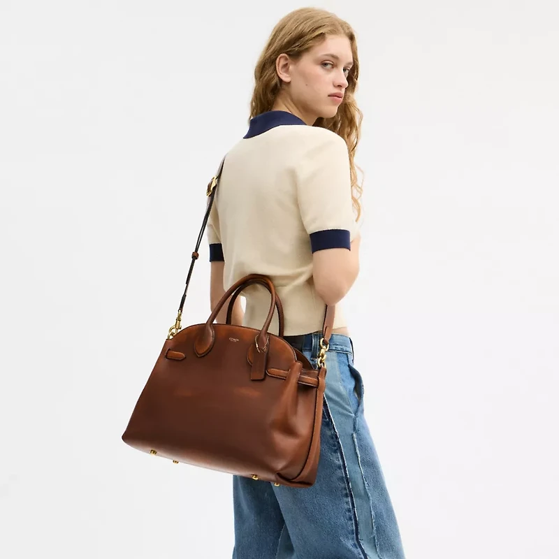 Soft Empire Carryall Bag 40 In Loved Leather