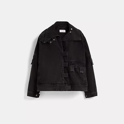 Restored Multi Tab Denim Jacket