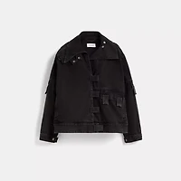 Restored Multi Tab Denim Jacket