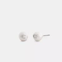 Signature Pearl Stud Earrings