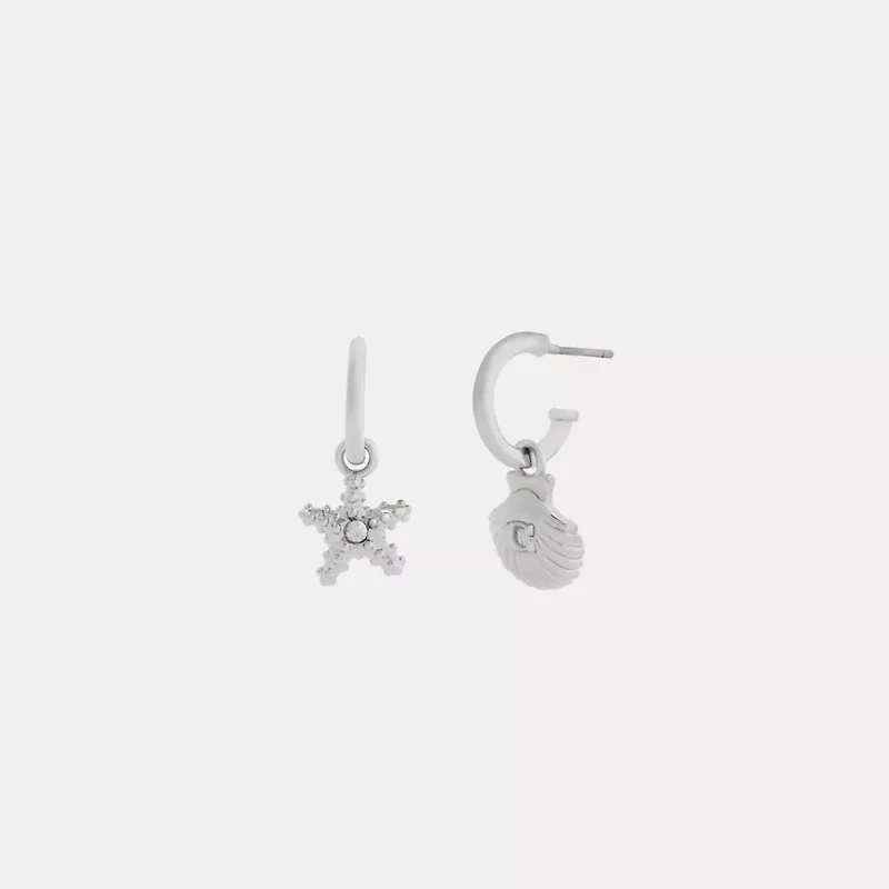 Seashells Huggie Earrings
