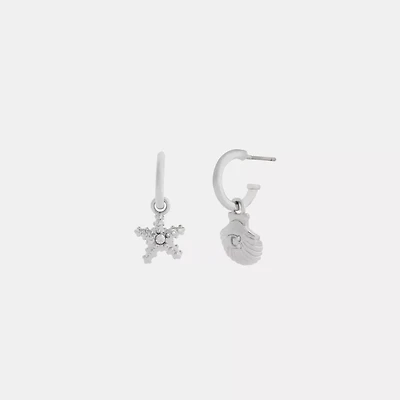 Seashells Huggie Earrings
