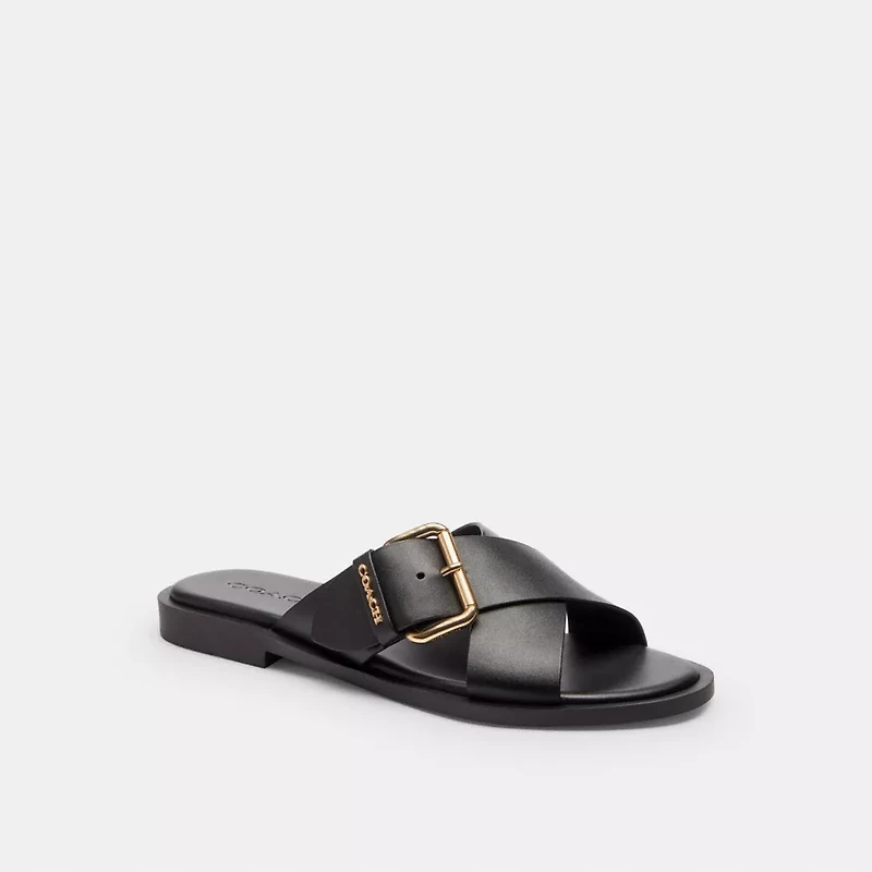 Crisscross Buckle Sandal
