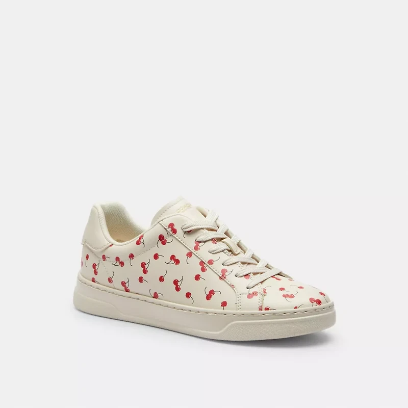 High Line Sneaker With Cherry Print