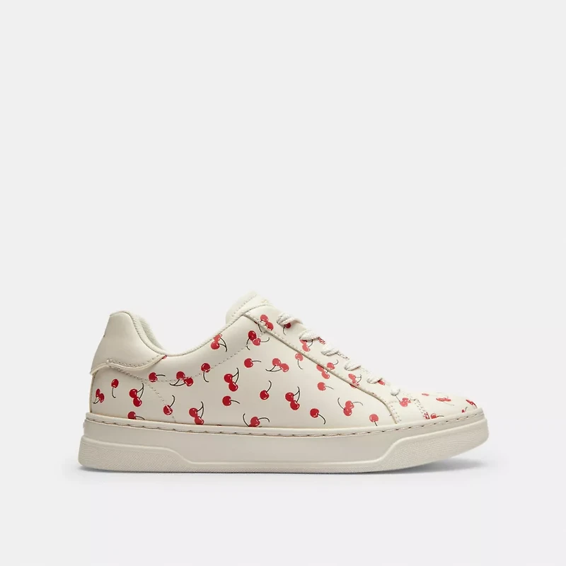 High Line Sneaker With Cherry Print