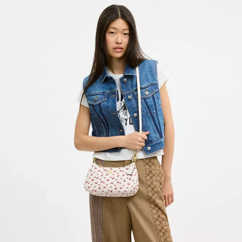 Teri Shoulder Bag With Cherry Print