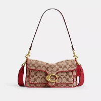 Tabby Shoulder Bag 26 In Signature Jacquard