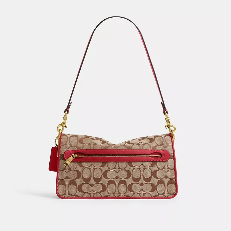 Tabby Shoulder Bag 26 In Signature Jacquard