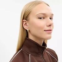 Repeated C Huggie Earrings
