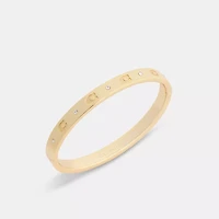 Repeated C Hinged Bangle