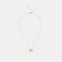Repeated C Rondelle Necklace