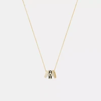 Repeated C Rondelle Necklace