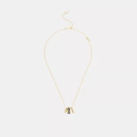 Repeated C Rondelle Necklace