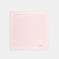 Dotty Heart Print Silk Bandana