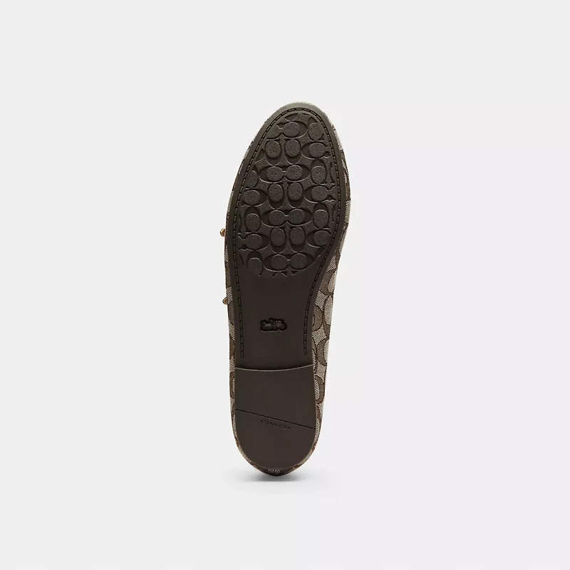 Double Buckle Mary Jane In Signature Jacquard