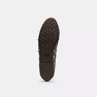Double Buckle Mary Jane In Signature Jacquard