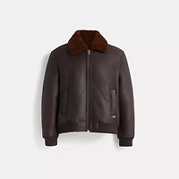 Restored Shearling Bomber