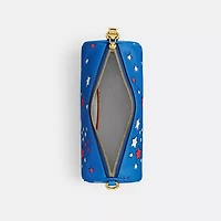 Barrel Bag With Americana Star Print