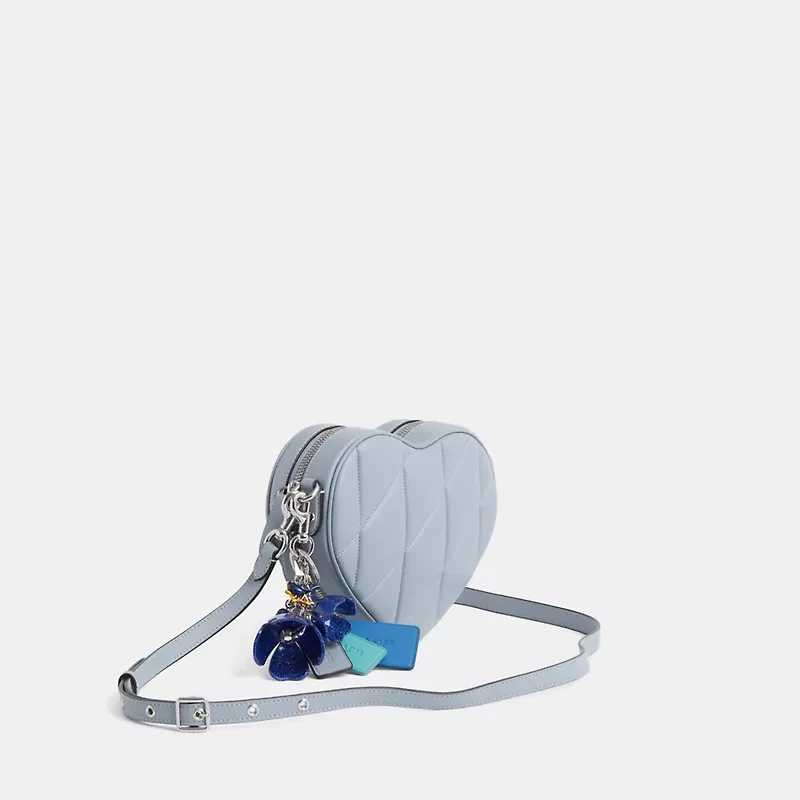 Upcrafted Heart Crossbody Bag With Quilting