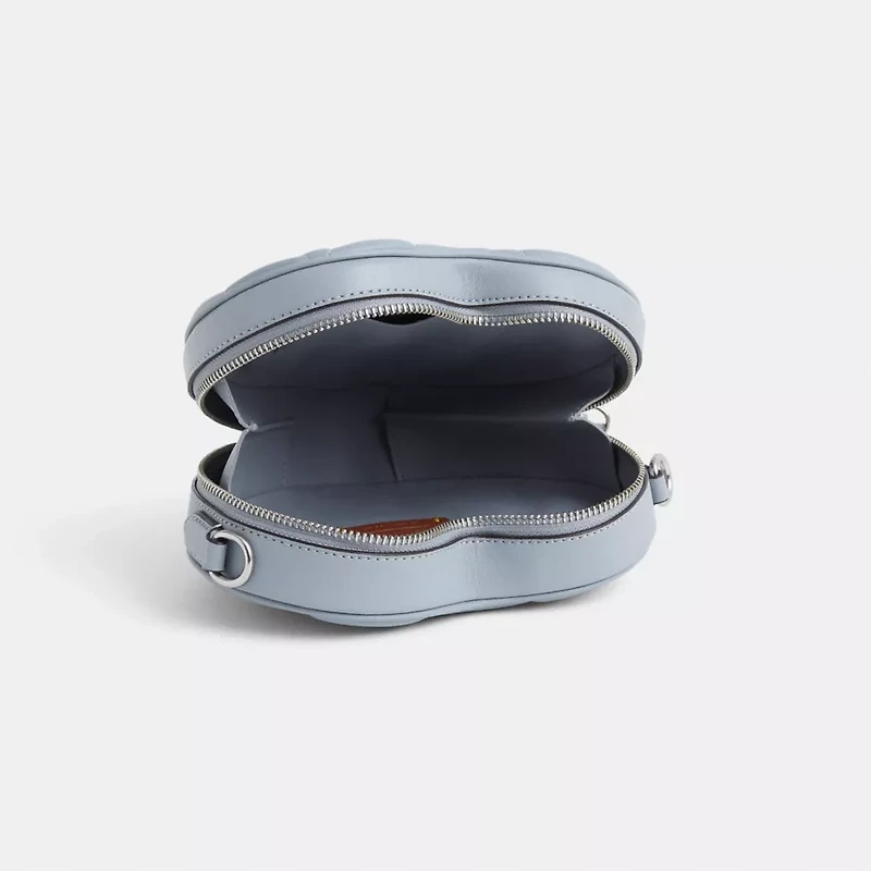 Upcrafted Heart Crossbody Bag With Quilting