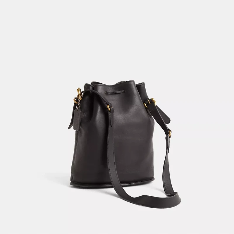 Vintage Equestrian Drawstring Bag