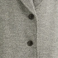 Restored Herringbone Oversized Coat