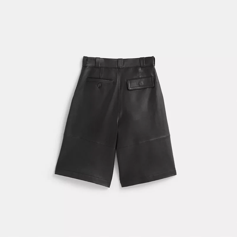 Restored Leather Shorts