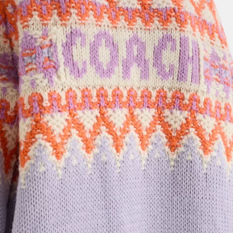 Restored Fair Isle Ski Sweater