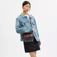 Laurel Shoulder Bag 22 With Buckles Signature Canvas