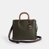 Restored Rogue Bag With Snakeskin Detail