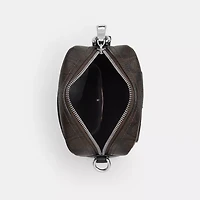 Tristan Crossbody Bag 14 In Signature Canvas With Patches