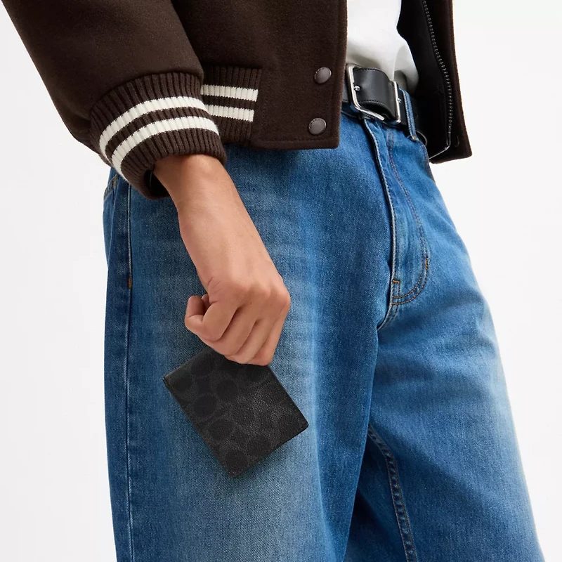 Slim Billfold Wallet In Signature UpcraftedLeather