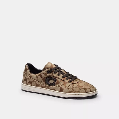 Soft Soho Sneaker Signature Sateen Jacquard