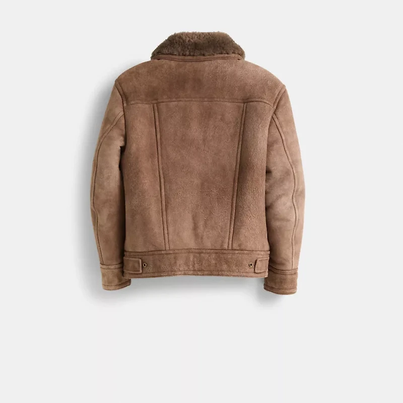 Restored Shearling Trucker Jacket