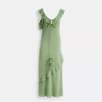 Restored V-Neck Bias Dress