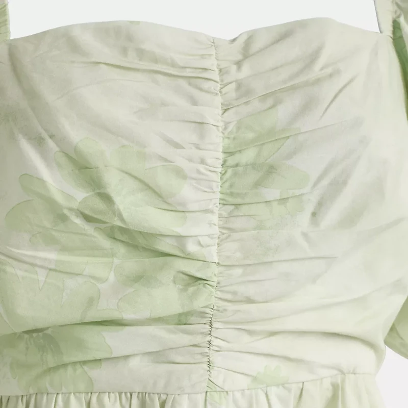 Restored Puff Sleeve Mini Dress