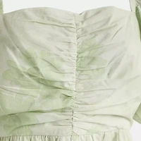 Restored Puff Sleeve Mini Dress