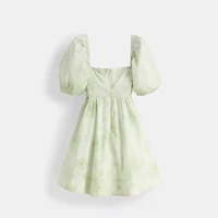 Restored Puff Sleeve Mini Dress