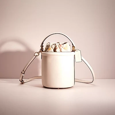 Restored Drawstring Bucket Bag