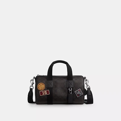 Explorer Duffle Bag 28 In Signature Canvas With Patches
