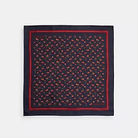 Cherry Mix Print Silk Bandana
