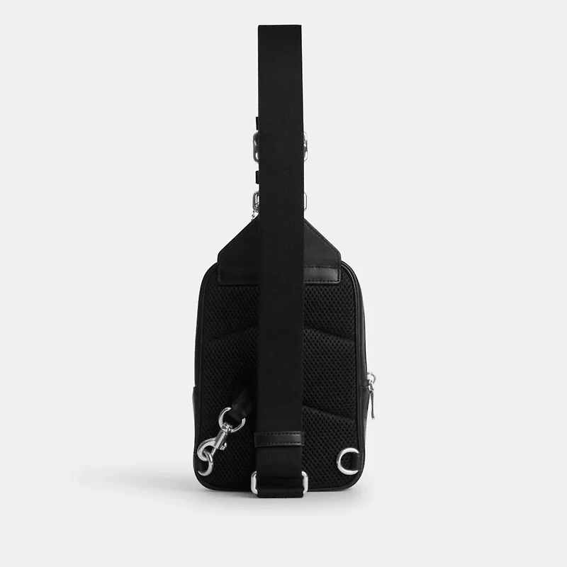 Racer Sling Pack In Signature Canvas With Patches